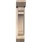 Ekena Millwork Olympic Slat Smooth Bracket w/ Offset Brace, Douglas Fir, 5 1/2"W x 18"D x 26"H BKT0604X18X26OLY06SDF - alternate 2